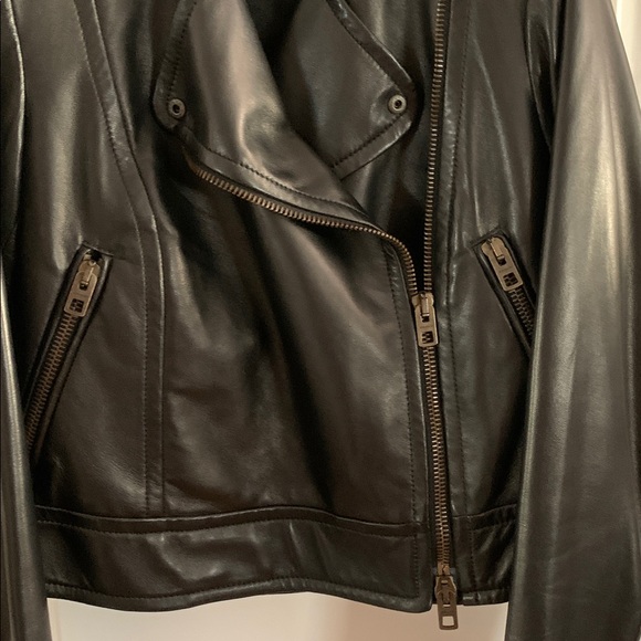 Coach Black Leather Moto Jacket - Picture 7 of 13
